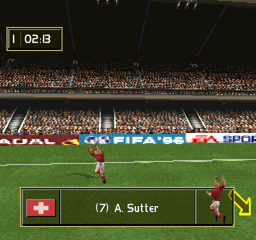 FIFA Soccer '96 screenshot 3 for Sega Saturn